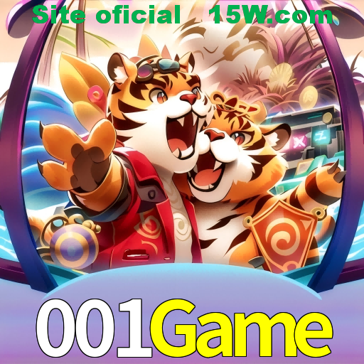 Imagem promocional da 001Game mostrando a plataforma e suas vantagens